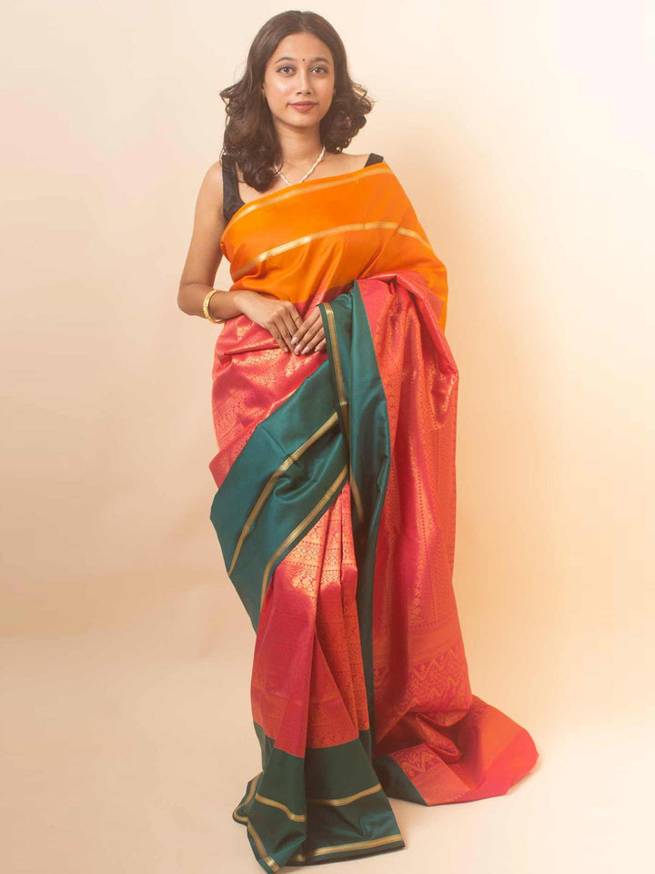 Kanjivaram Bridal Saree - 18348 Saree AEVUM   