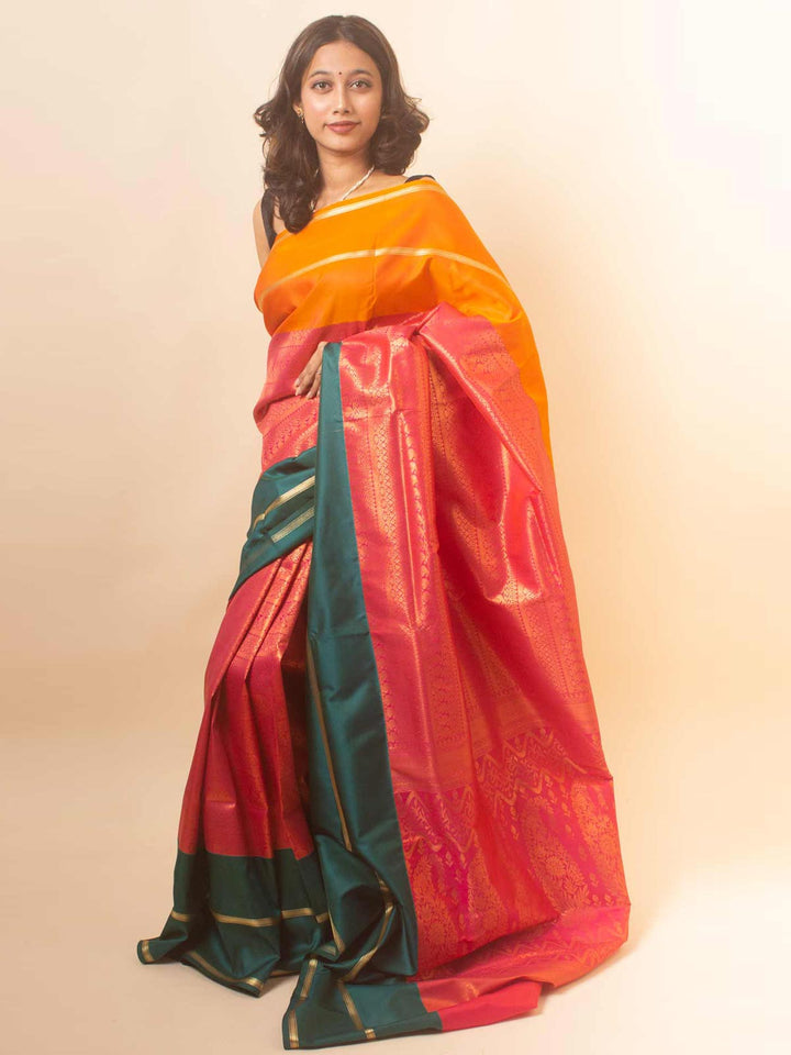 Kanjivaram Bridal Saree - 18348 Saree AEVUM   