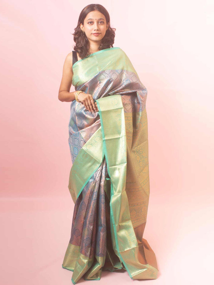 Kanjivaram Bridal Saree - 18349 Saree Riya's Collection   