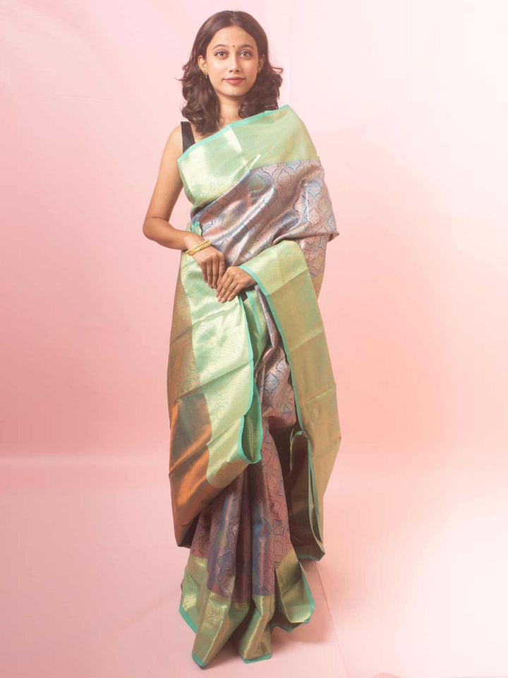 Kanjivaram Bridal Saree - 18349 Saree Riya's Collection   