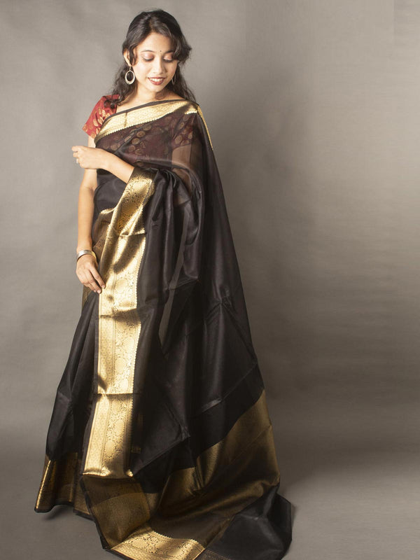 Semi Organza Banarasi Handloom Saree -20273 Saree Seratuzzama   