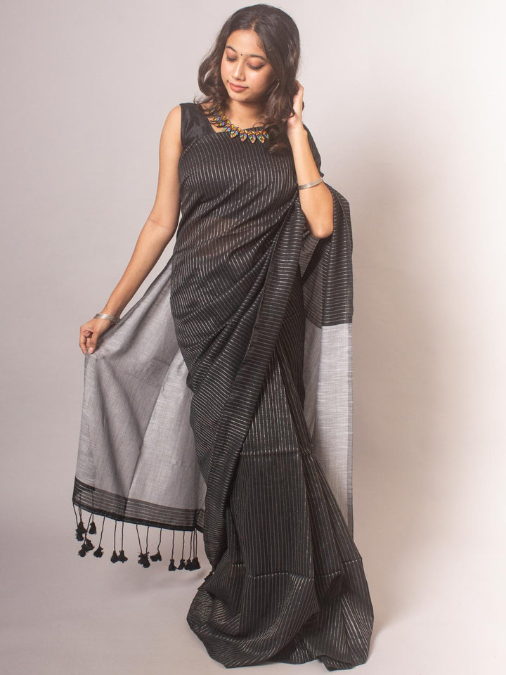 Bengal Cotton Khaadi Saree - 20433 Saree AEVUM   