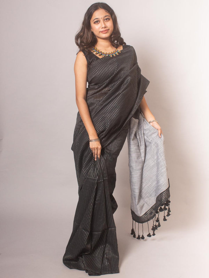 Bengal Cotton Khaadi Saree - 20433 Saree AEVUM   