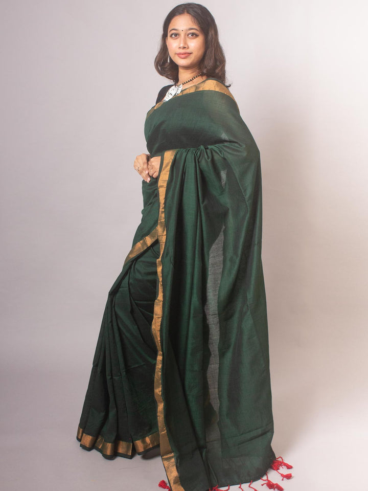 Bengal Cotton Khaadi Saree - 20435 Saree AEVUM   