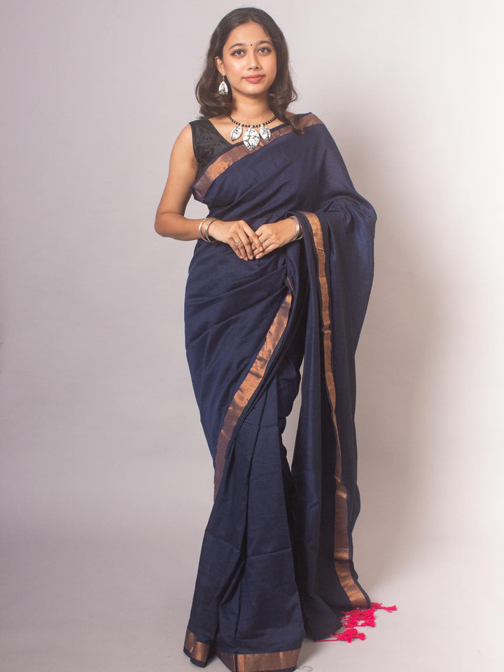 Bengal Cotton Khaadi Saree - 20439 Saree AEVUM   