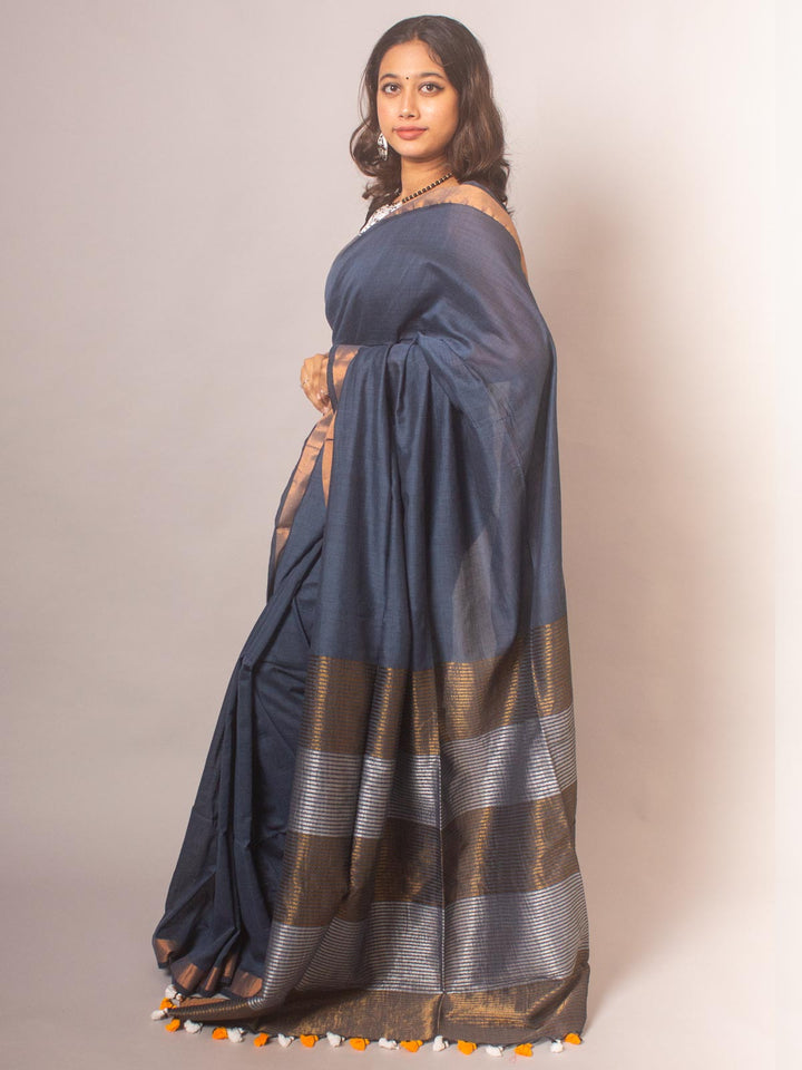 Bengal Cotton Khaadi Saree - 20451 Saree AEVUM   