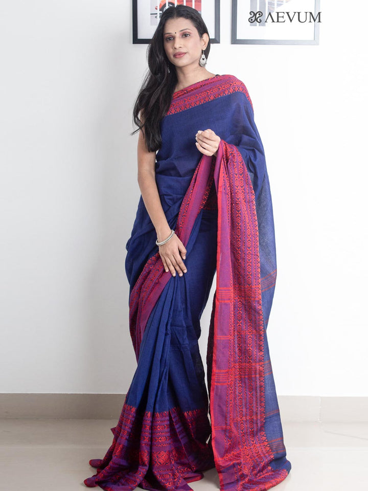 Begampuri Bengal Cotton Handloom Saree - 2148 Saree AEVUM 2