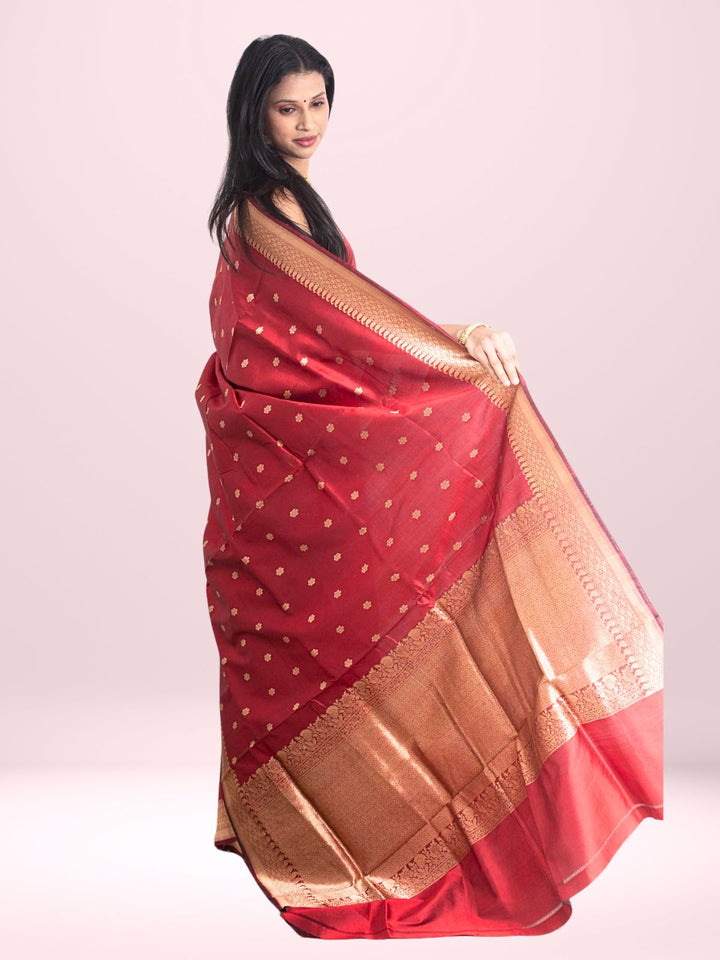 Kanjivaram Banarasi work Pure Silk Saree with Silk Mark - 2154 Saree Riya's Collection   