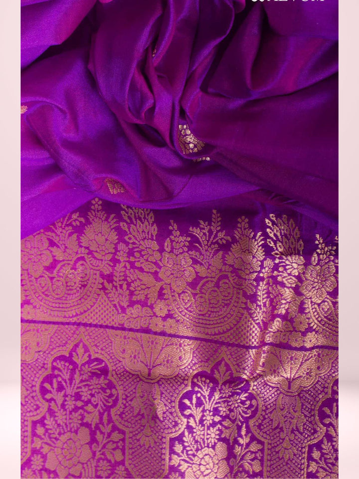 Kanjivaram Banarasi work Pure Silk Saree with Silk Mark - 2156 Saree Riya's Collection   