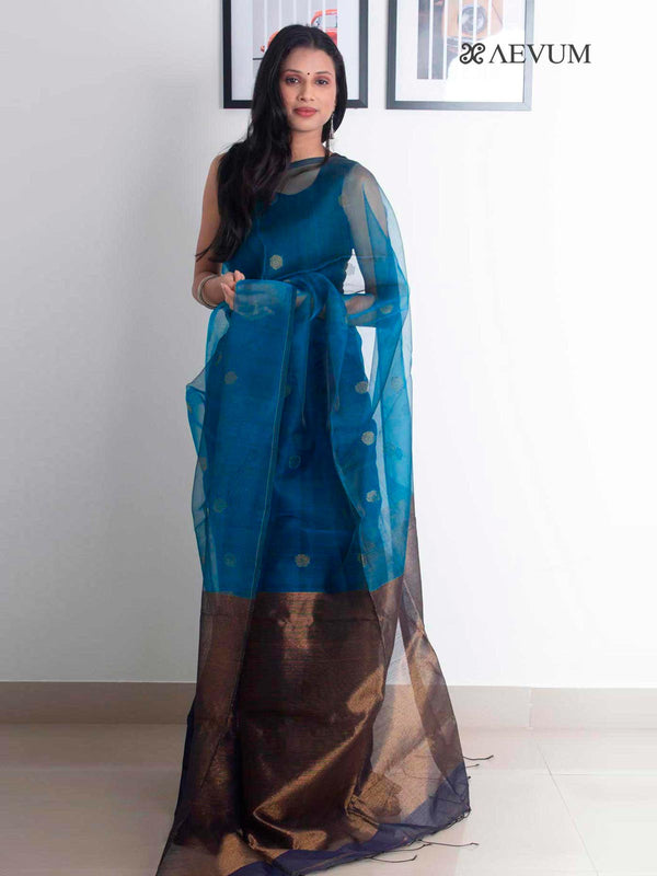 Ball Buti Matka Muslin Silk Saree - 2168 Saree AEVUM   