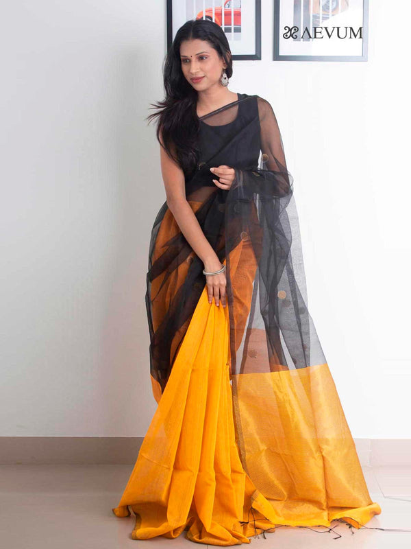 Ball Buti Matka Muslin Silk Saree - 2170 Saree AEVUM 2   