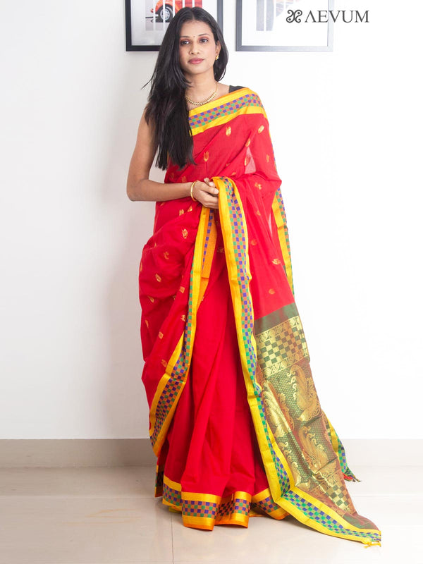 Kalyani South Cotton Silk Handloom Saree with Blouse Piece - 2217 Saree AEVUM