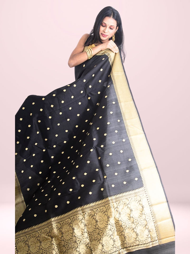 Kanjivaram Banarasi work Pure Silk Saree with Silk Mark - 2231 Saree Riya's Collection   