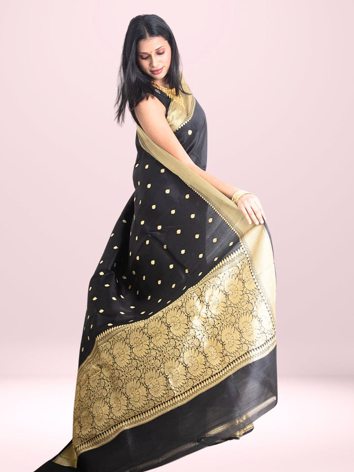 Kanjivaram Banarasi work Pure Silk Saree with Silk Mark - 2231 Saree Riya's Collection   