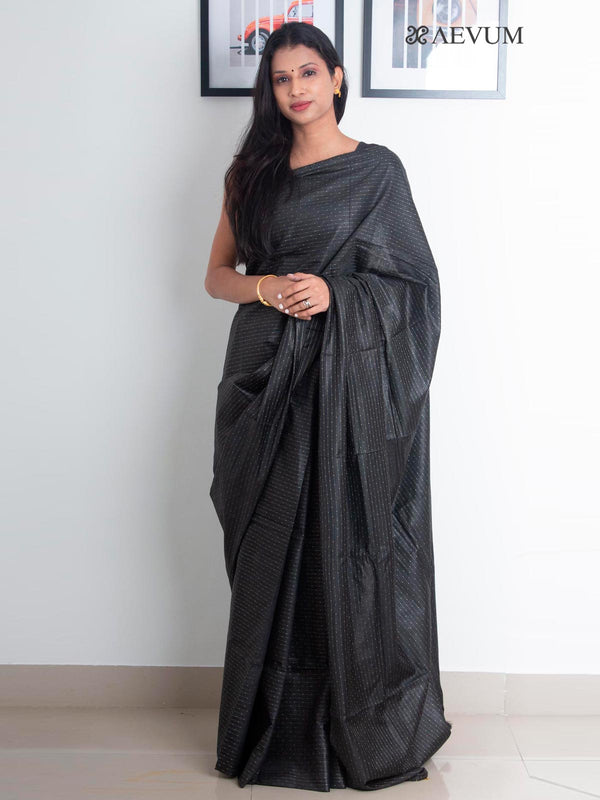 Katan Silk Saree with Lines - 2265 Saree AEVUM   