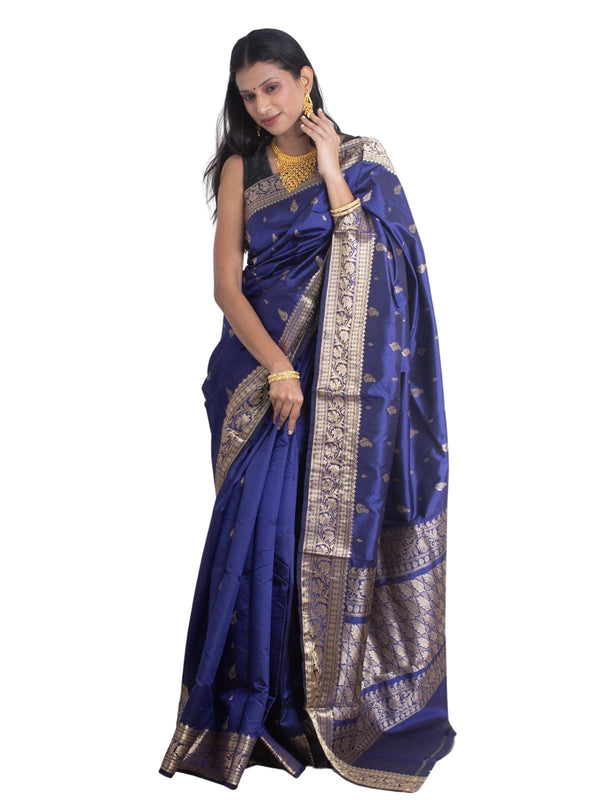 Banarasi Silk Saree with Silk Mark - 2323 Saree AEVUM   