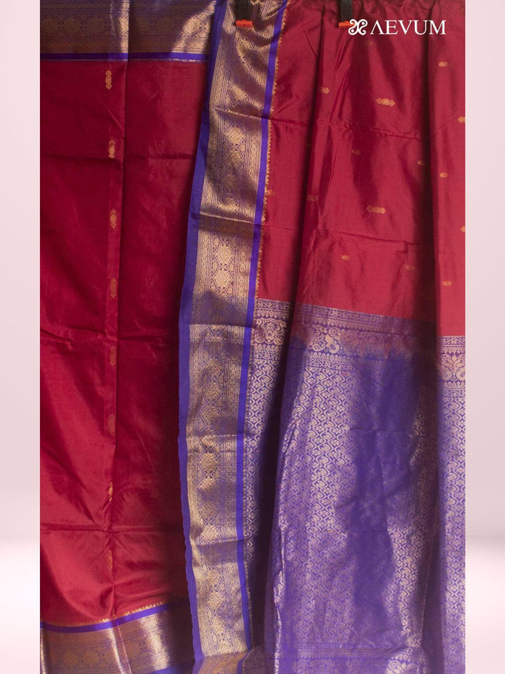 Kanjivaram Banarasi Handloom Pure Silk Saree with  Silk Mark - 2689 Saree Riya's Collection   