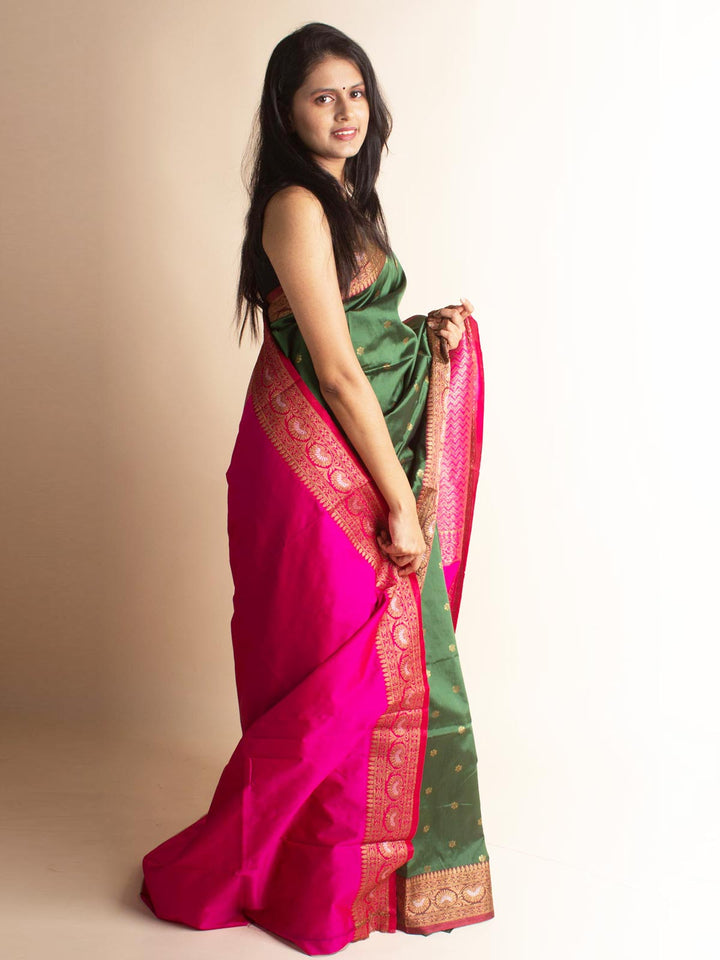 Soft Banarasi Silk Saree - 2958 Saree AEVUM   