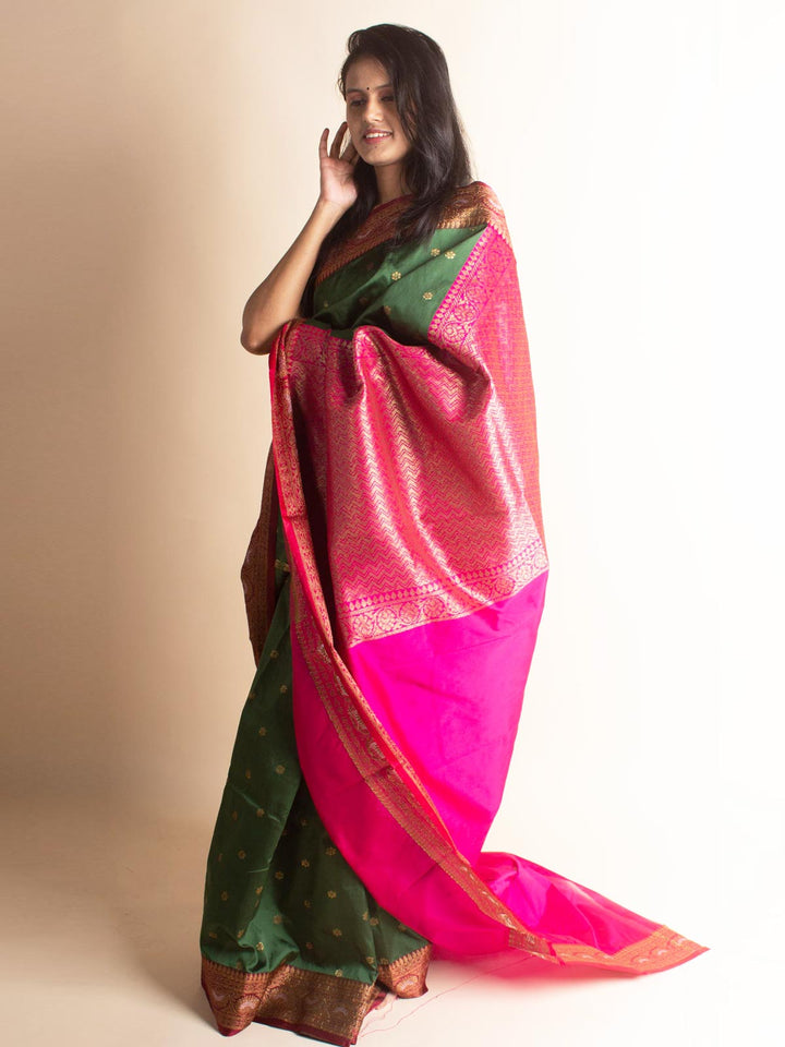 Soft Banarasi Silk Saree - 2958 Saree AEVUM   