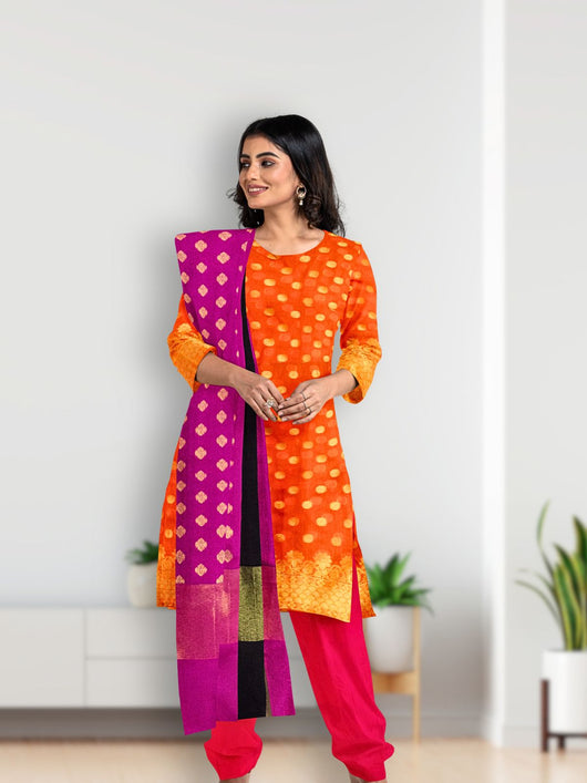 Banarasi Silk Kurta Set - 2979 Women's Kurta Set Aditri