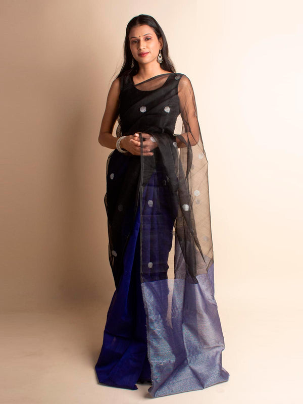 Ball Buti Matka Muslin Silk Saree - 3079 Saree AEVUM 2   