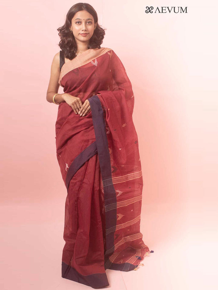 Tant Cotton Silk Bengal Handloom Saree - 3501 Saree Ashoke Pal   