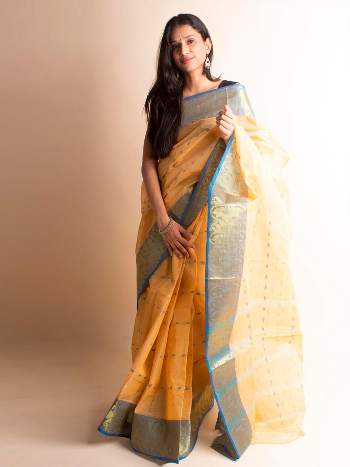 Bengal Cotton Handloom Saree - 3533 Saree AEVUM 2   