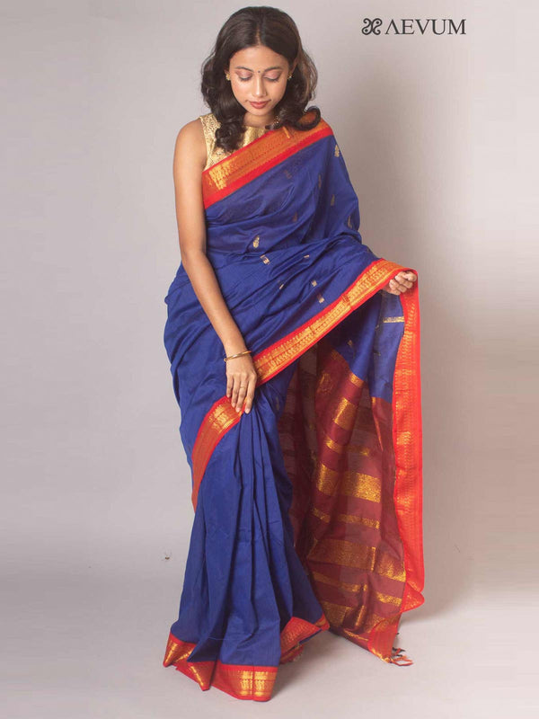 Kalyani South Cotton Silk Handloom Saree with Blouse Piece - 4471 Saree AEVUM