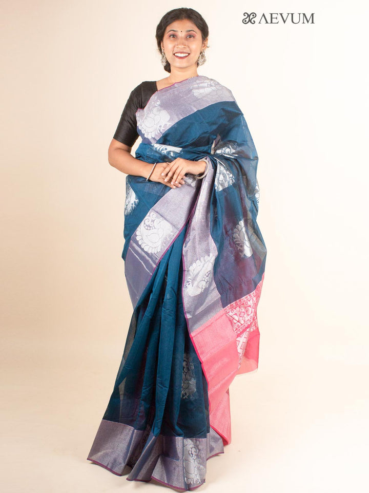 Chanderi Kuppadam South Cotton Silk Saree - 4480 Saree AEVUM