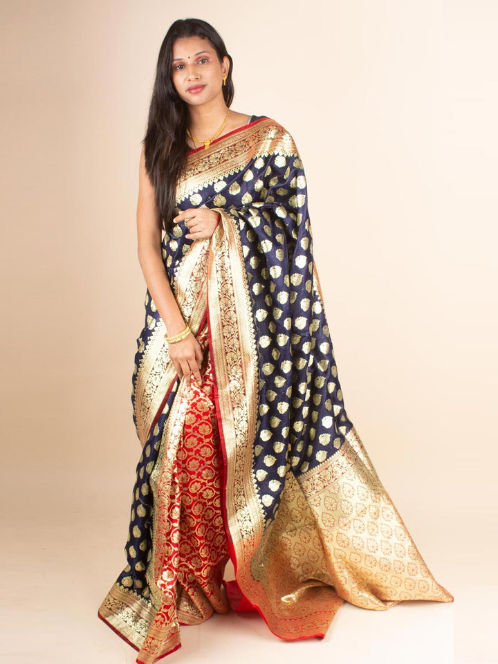 Banarasi Saree With Blouse Piece - 4531 Saree AEVUM 2   