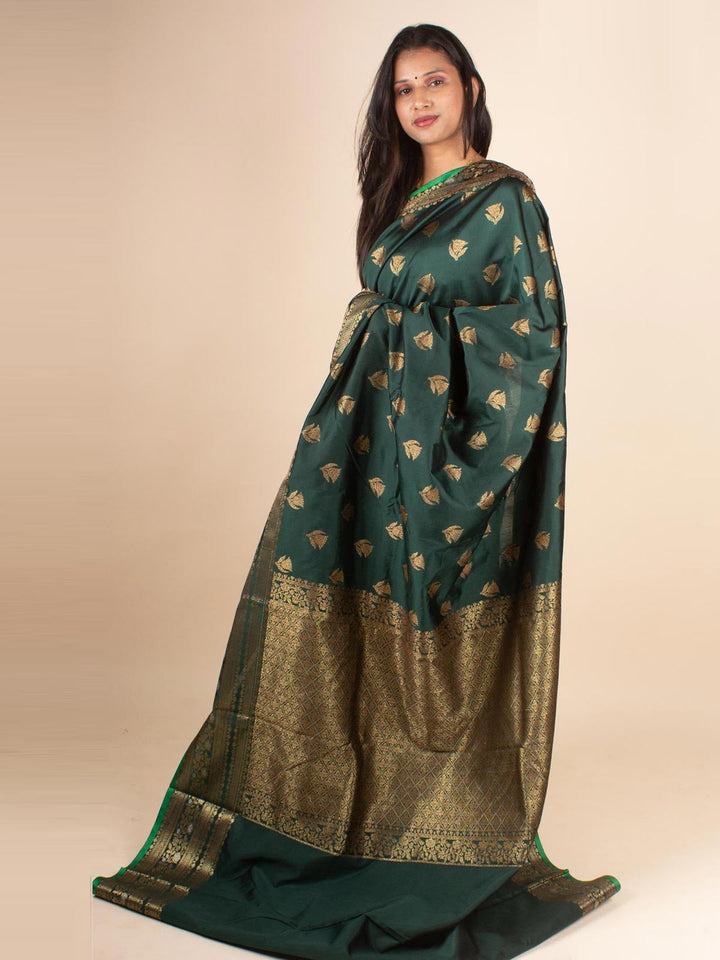 Soft Banarasi Silk Saree - 4591 Saree AEVUM