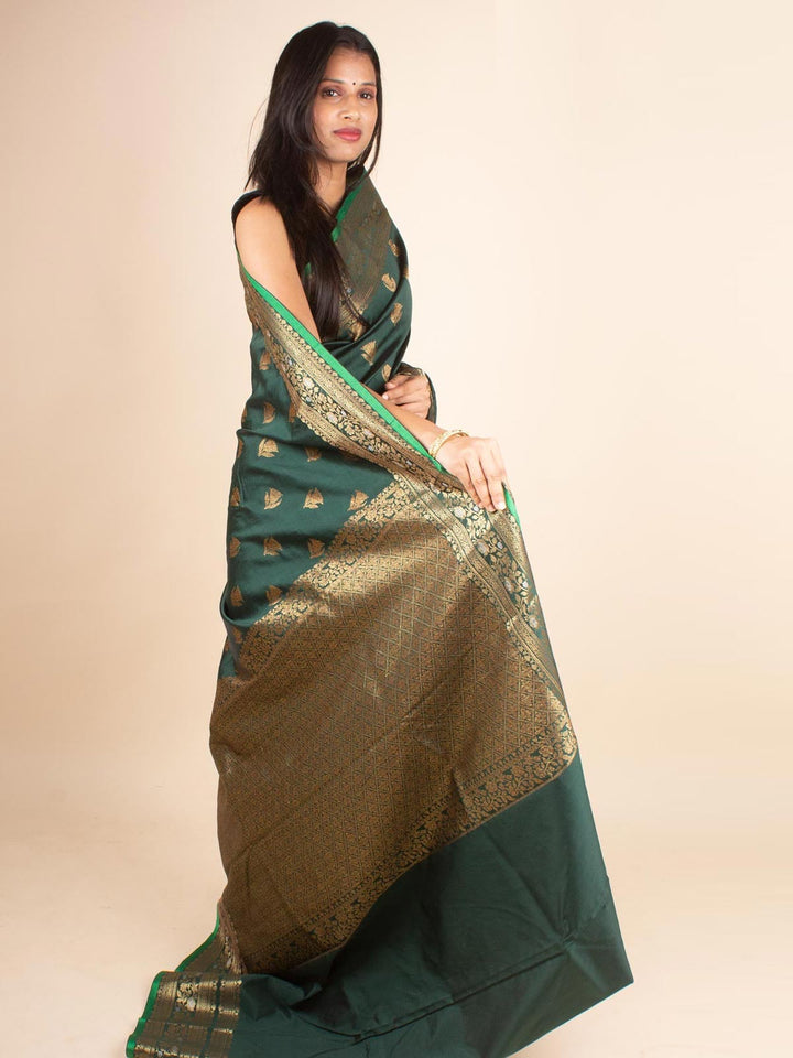 Soft Banarasi Silk Saree - 4591 Saree AEVUM