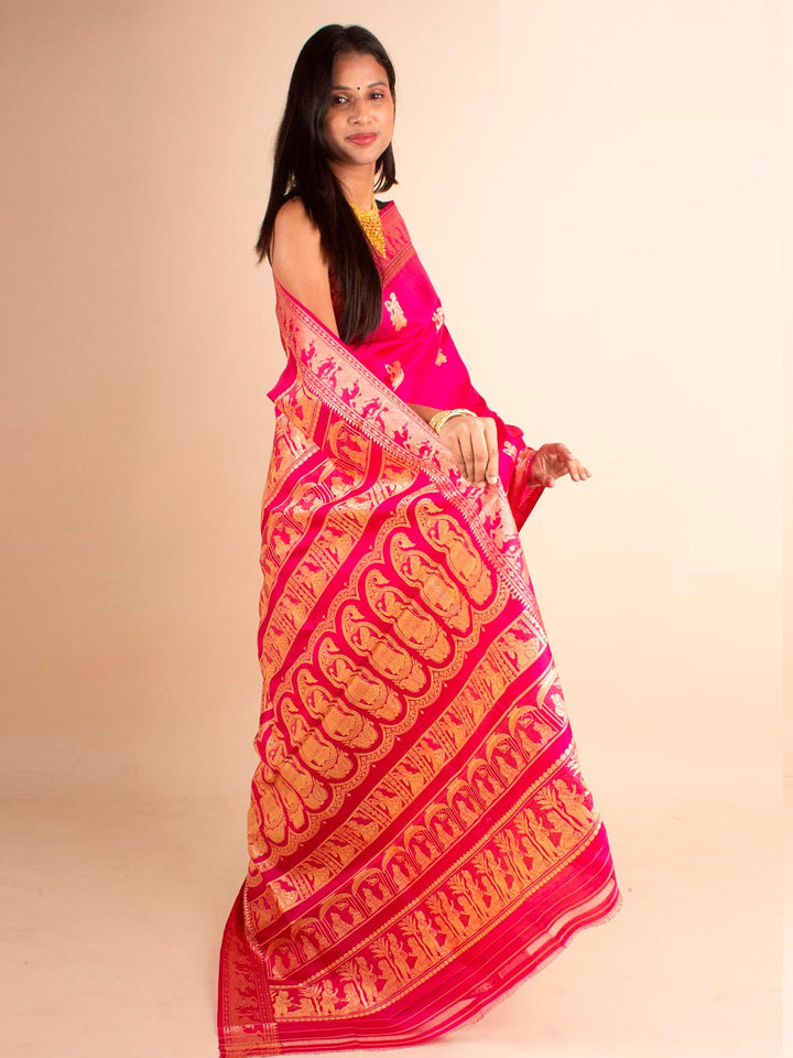 Pure Baluchari Silk with Silk Mark - 4689 Saree Riya's Collection   