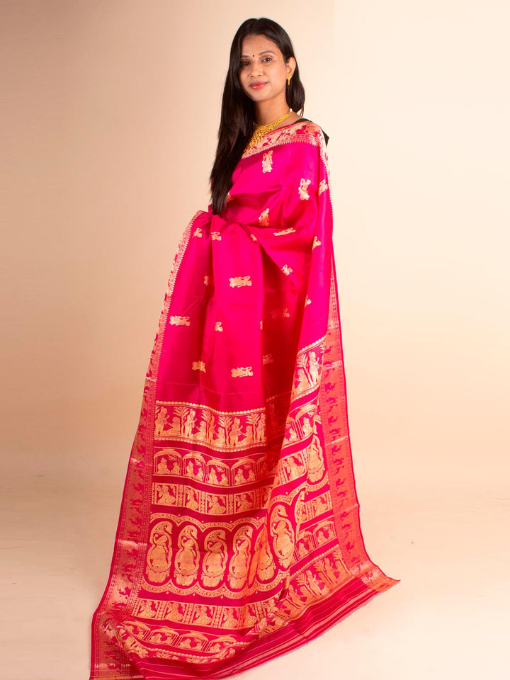 Pure Baluchari Silk with Silk Mark - 4689 Saree Riya's Collection   