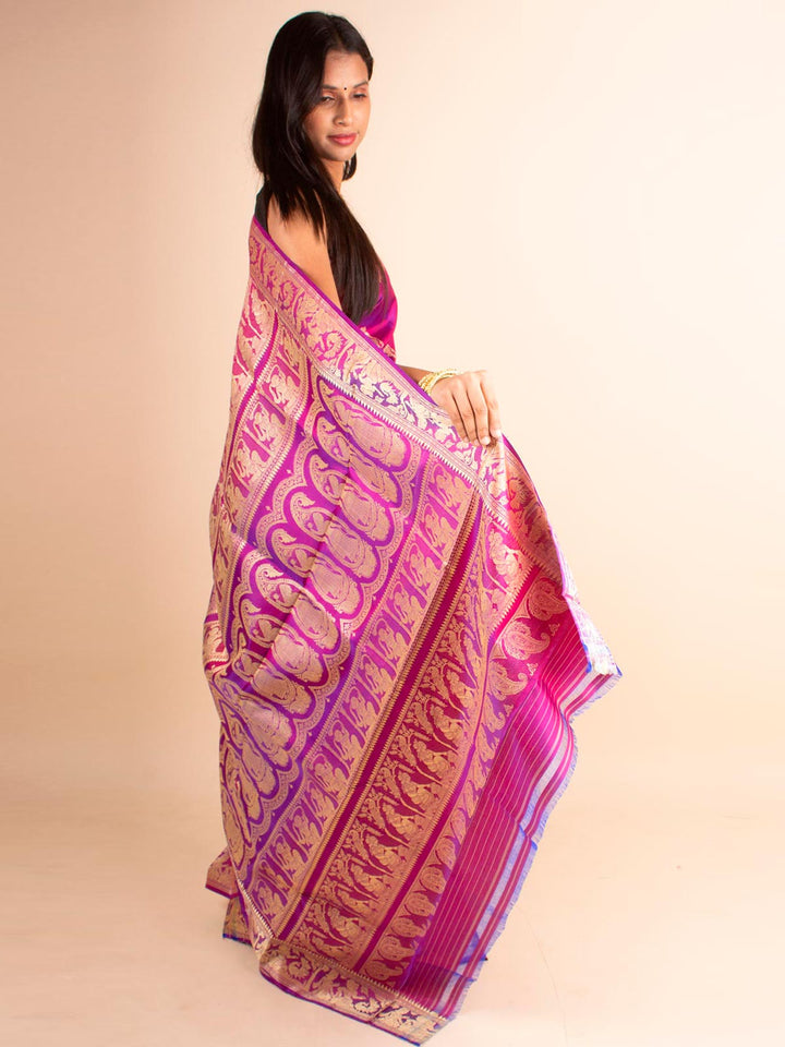 Pure Baluchari Silk with Silk Mark - 4690 Saree Riya's Collection   