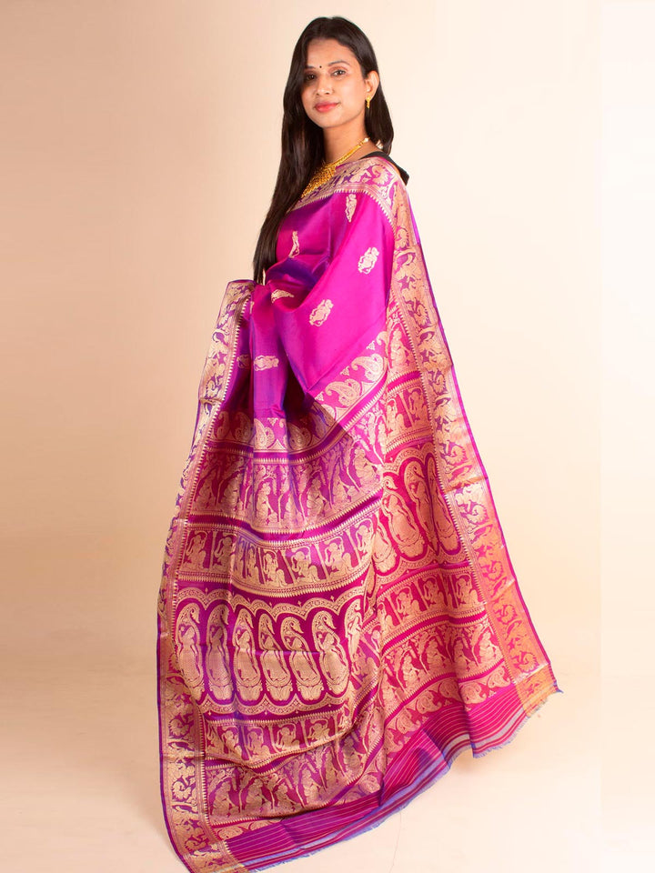 Pure Baluchari Silk with Silk Mark - 4690 Saree Riya's Collection   