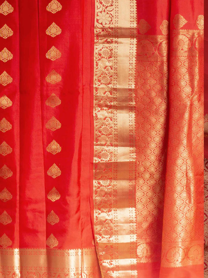 Kanjivaram Banarasi work Pure Silk Saree with Silk Mark - 5766 Saree Riya's Collection   