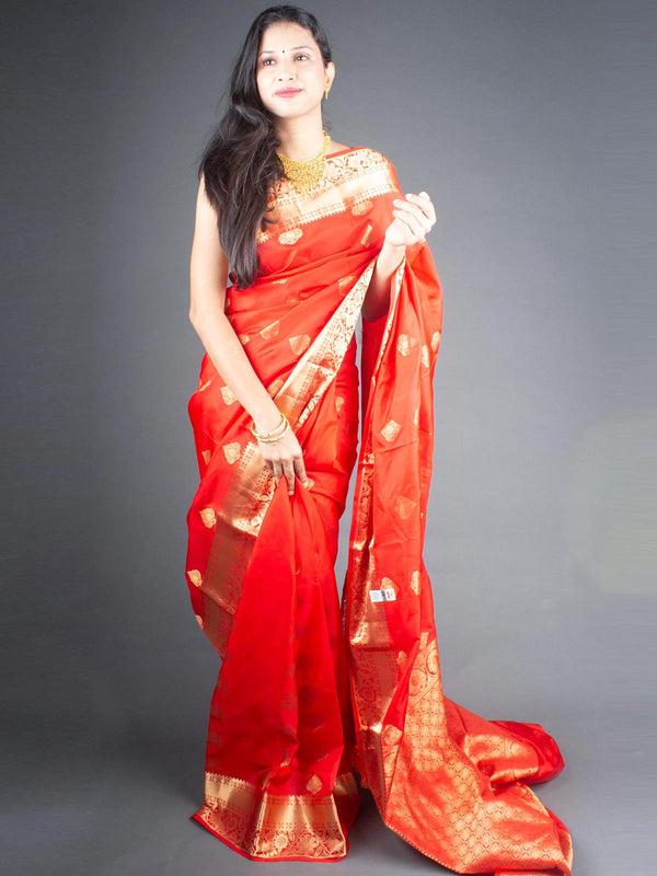 Kanjivaram Banarasi work Pure Silk Saree with Silk Mark - 5766 Saree Riya's Collection   