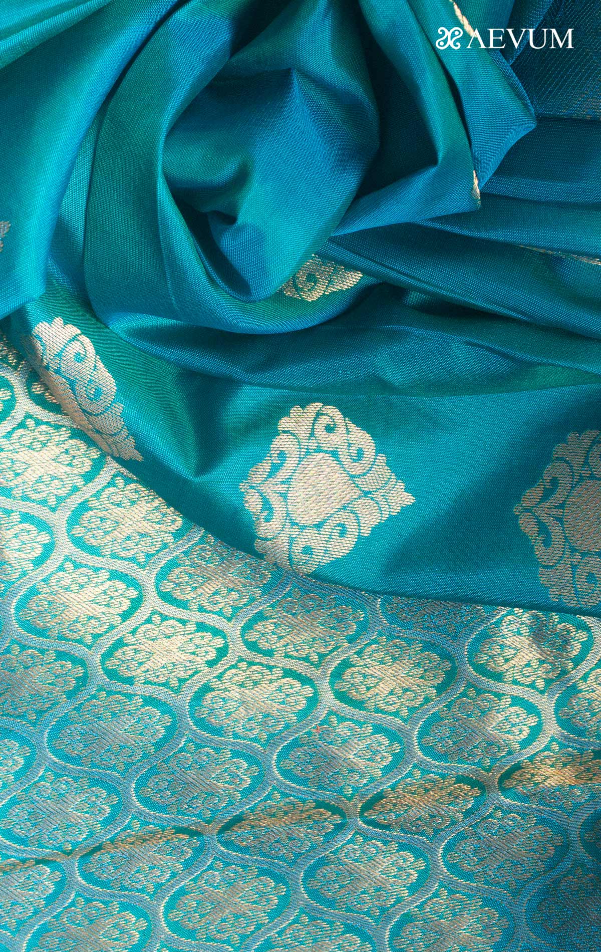 Kanjivaram Banarasi Work Pure Silk Saree With Silk Mark - 5795 – AEVUM