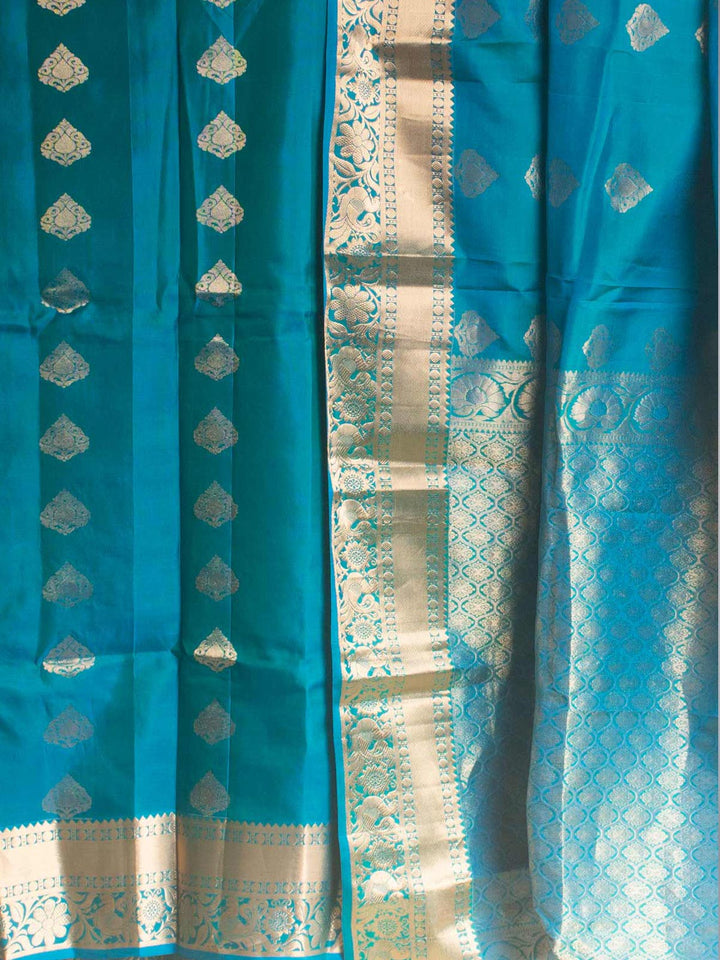 Kanjivaram Banarasi work Pure Silk Saree with Silk Mark - 5795 Saree Riya's Collection   