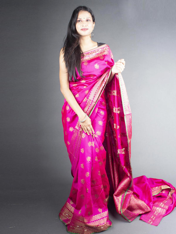 Soft Banarasi Silk Saree - 5807 Saree AEVUM