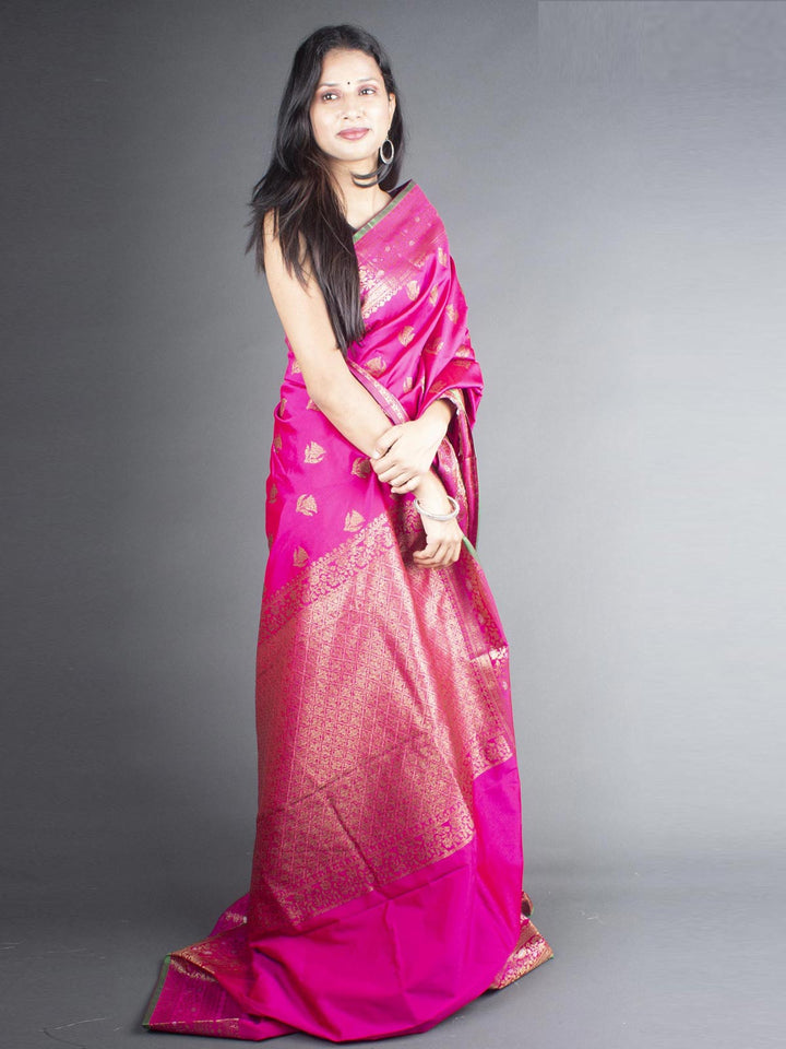 Soft Banarasi Silk Saree - 5807 Saree AEVUM