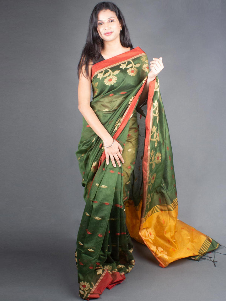 Tant Silk Bengal Handloom Saree - 5937 Saree Ashoke Pal   