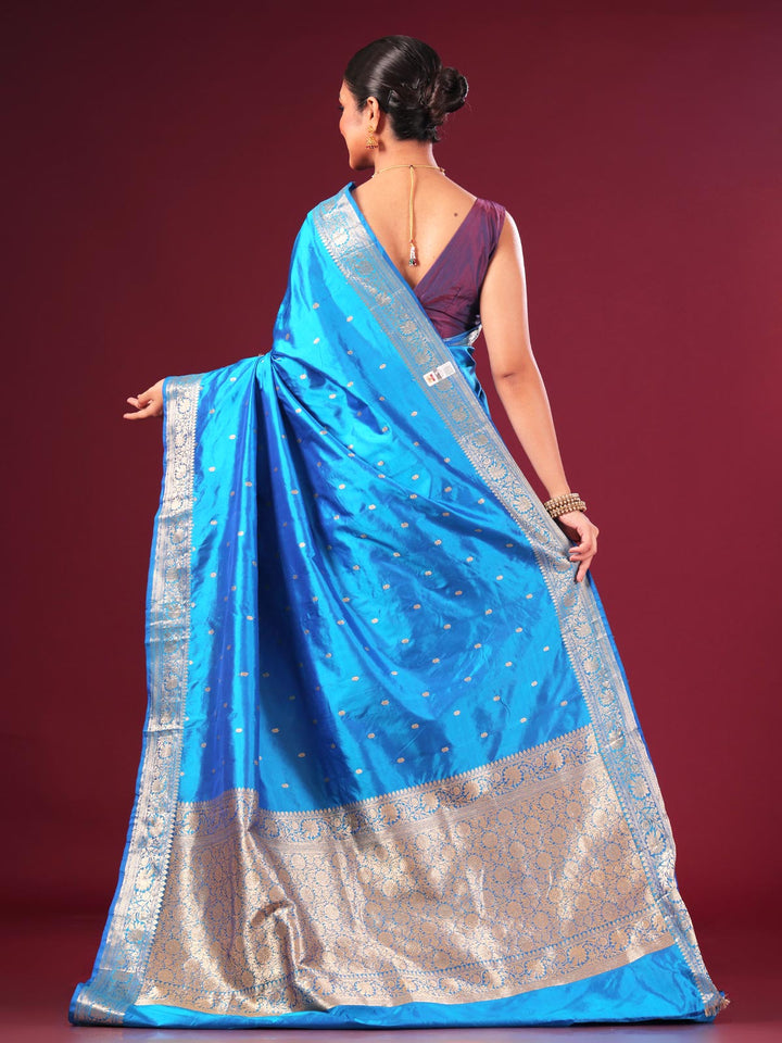 Banarasi Silk Saree with Silk Mark - 6642 Saree AEVUM