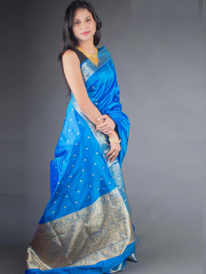 Banarasi Silk Saree with Silk Mark - 6642 Saree AEVUM   