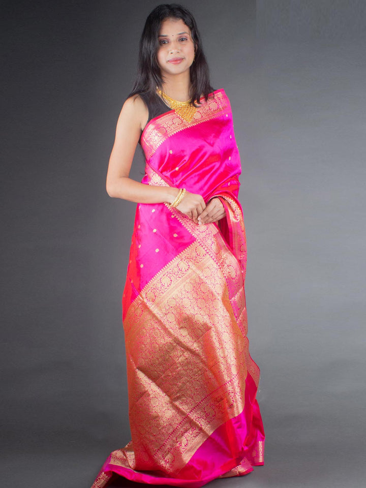 Banarasi Silk Saree with Silk Mark - 6644 Saree AEVUM 2   