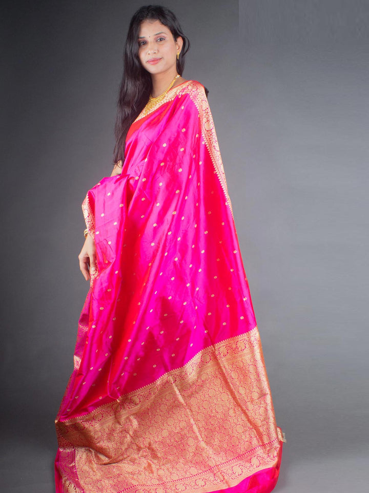 Banarasi Silk Saree with Silk Mark - 6644 Saree AEVUM 2   