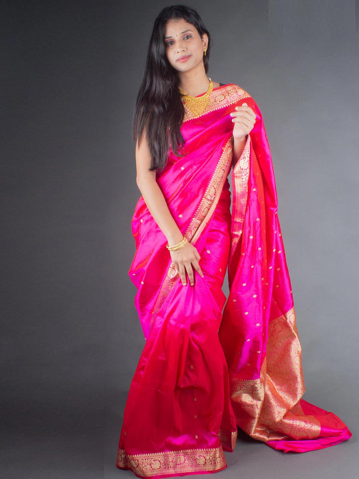 Banarasi Silk Saree with Silk Mark - 6644 Saree AEVUM 2   