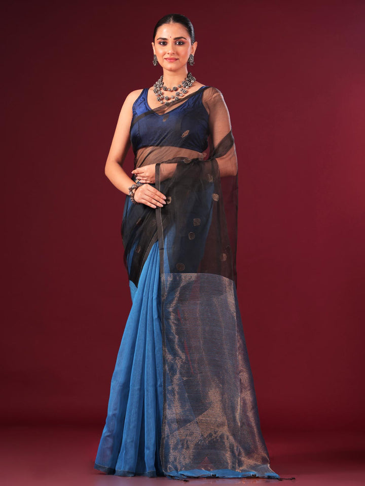 Ball Buti Matka Muslin Silk Saree - 8050 Saree AEVUM 2