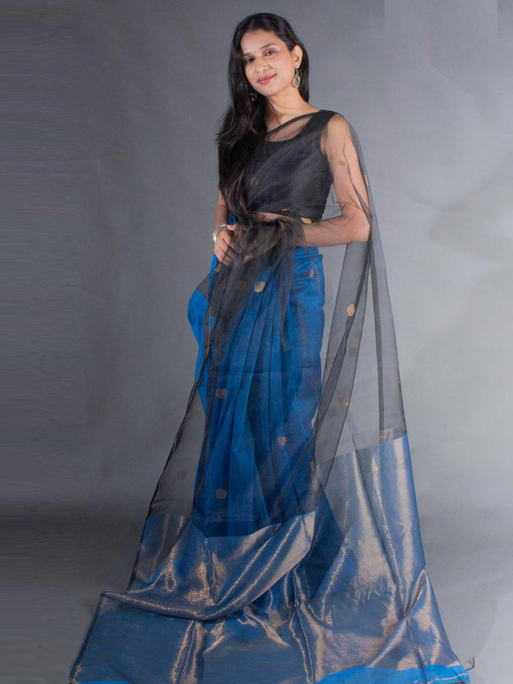 Ball Buti Matka Muslin Silk Saree - 8050 Saree AEVUM 2   